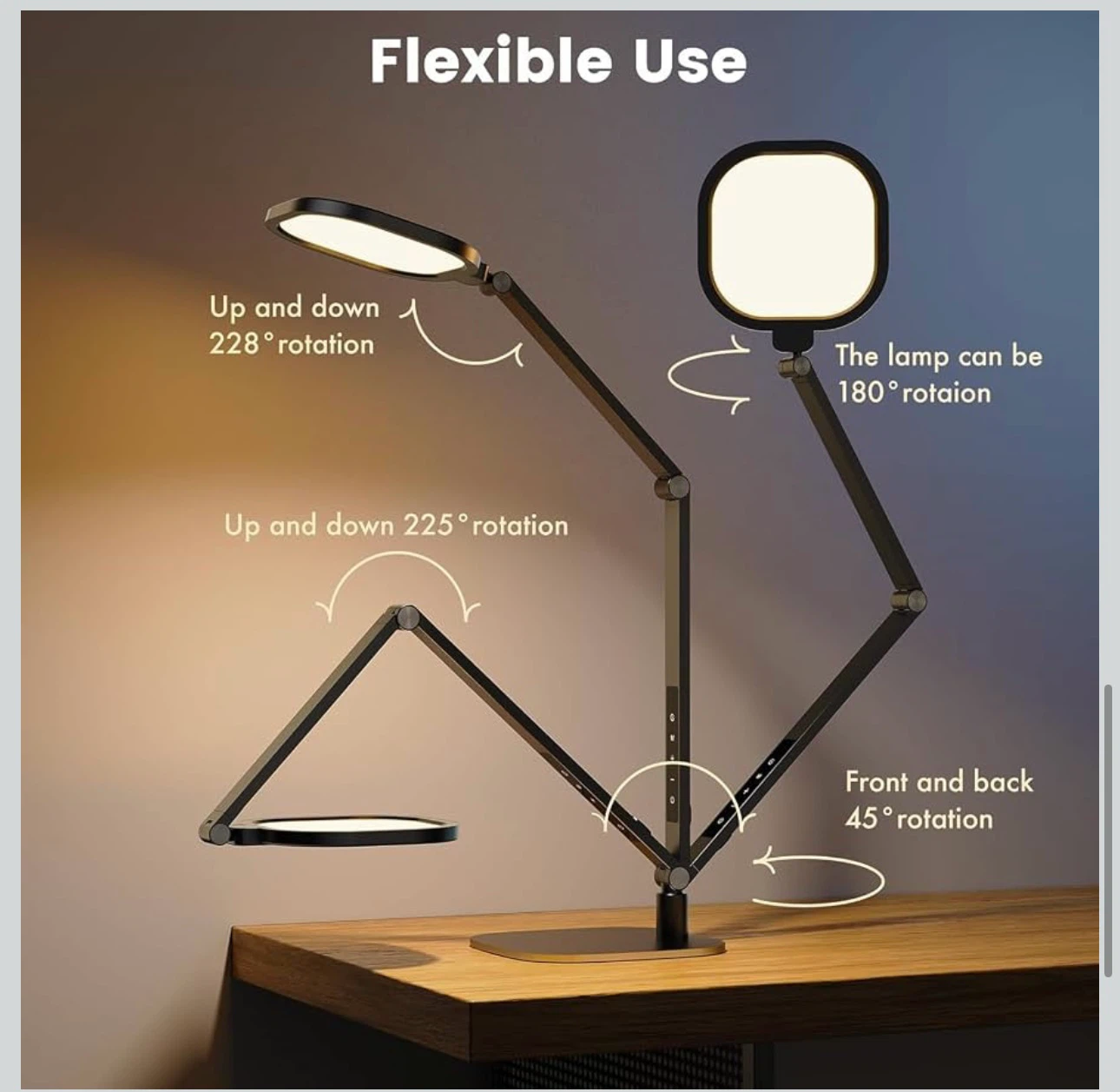 LitONES  LED Desk Lamp for office meetings,  podcasts - photo 3