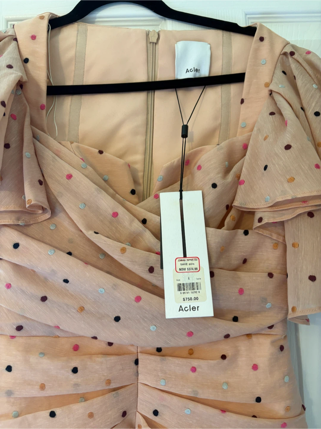 Acler Polka Dot Ruffle Dress - photo 2