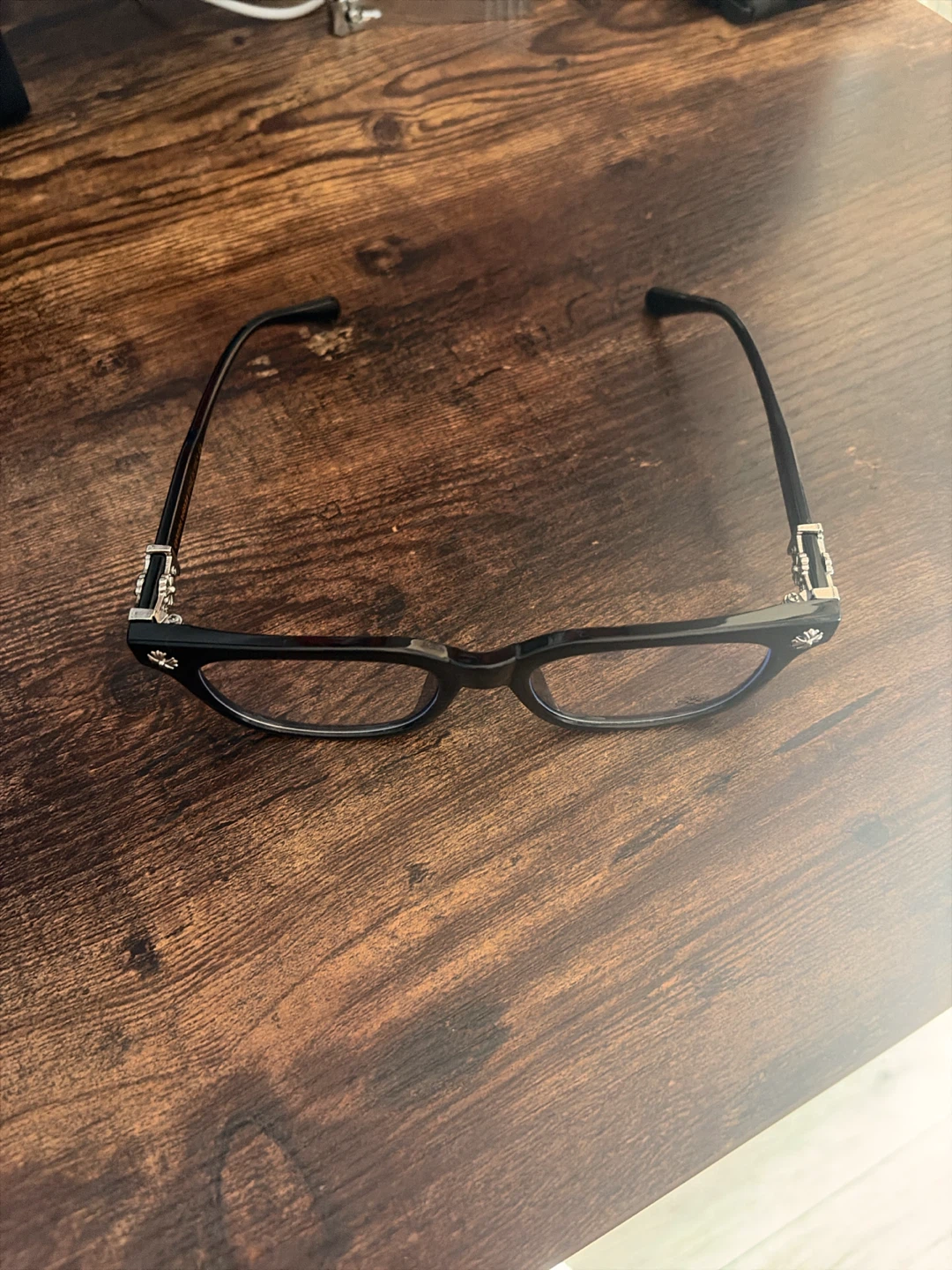 Chrome Heart Glasses(Black Frame with silver) 1:1 - photo 2