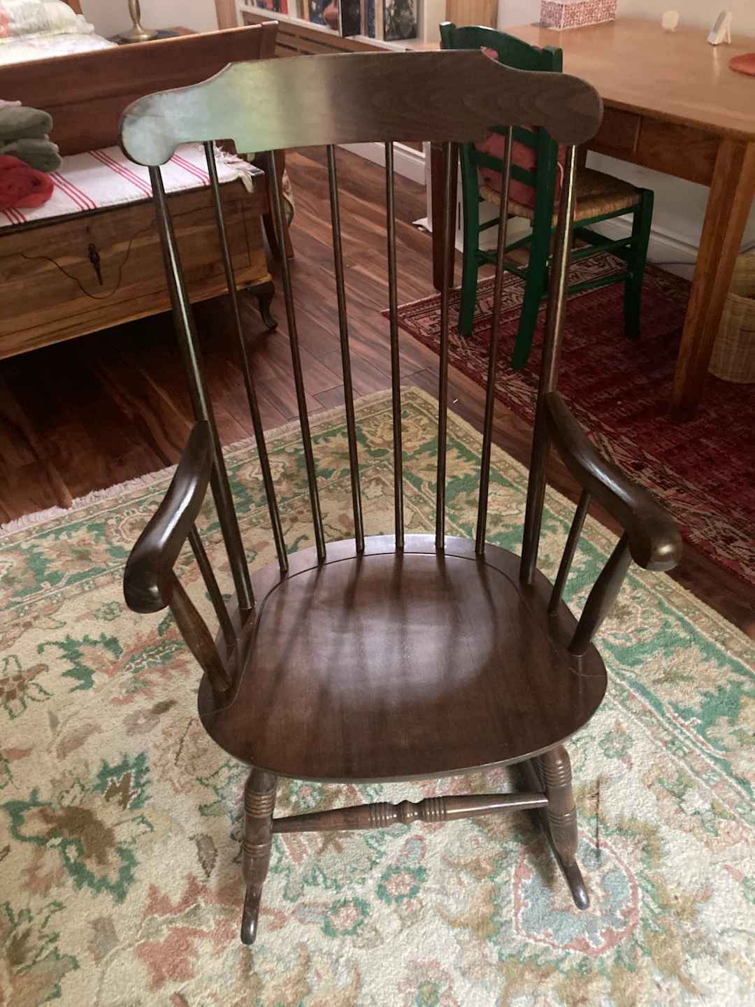 Wooden rocking chair