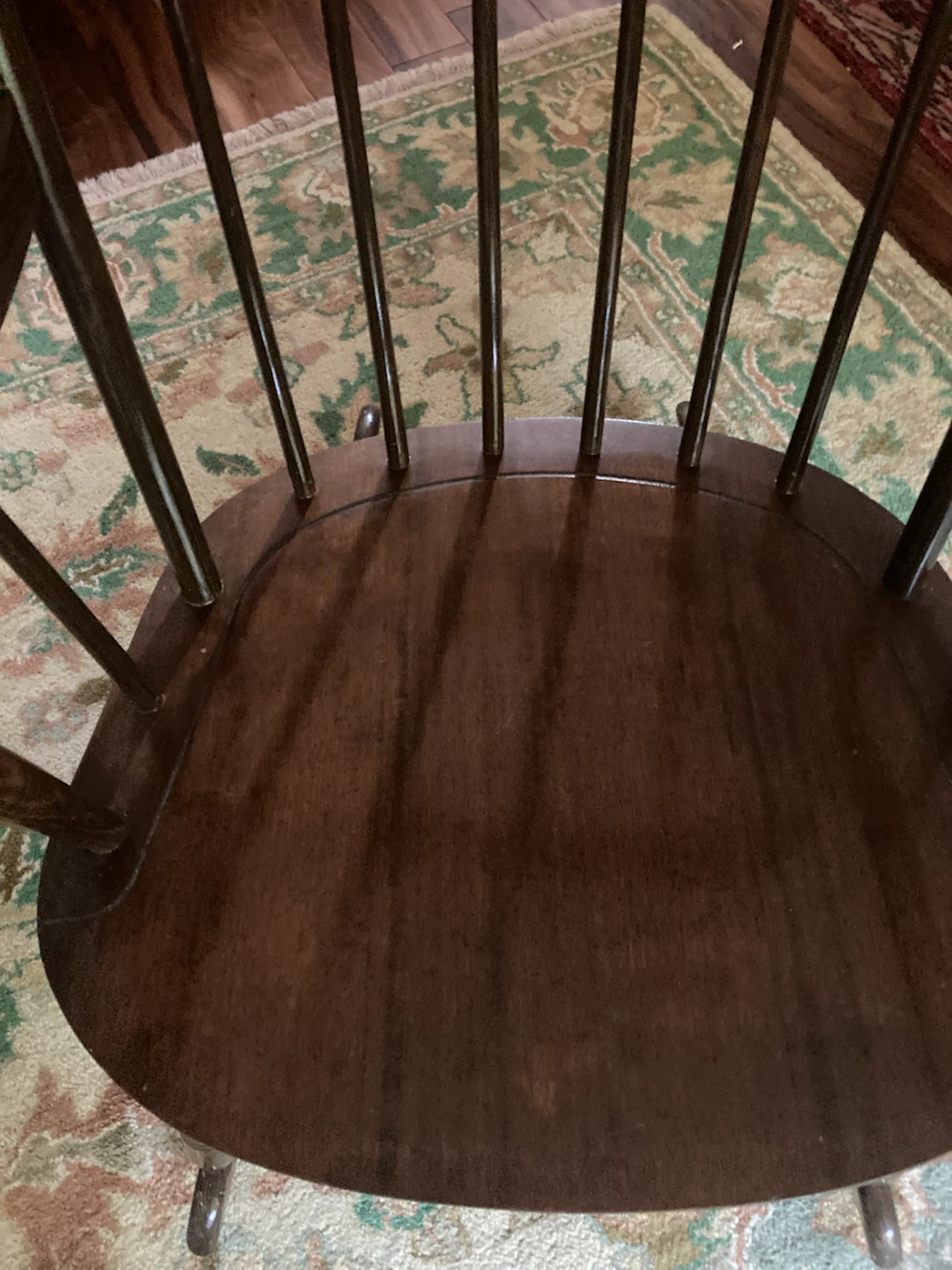 Wooden rocking chair - photo 2