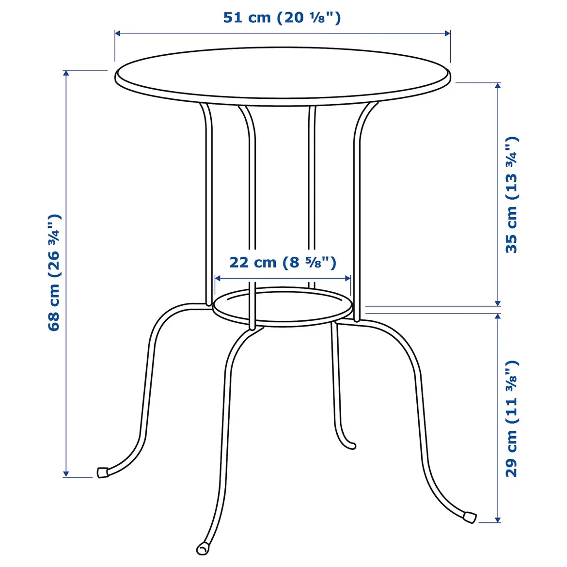 IKEA Side Table LINDVED - photo 4