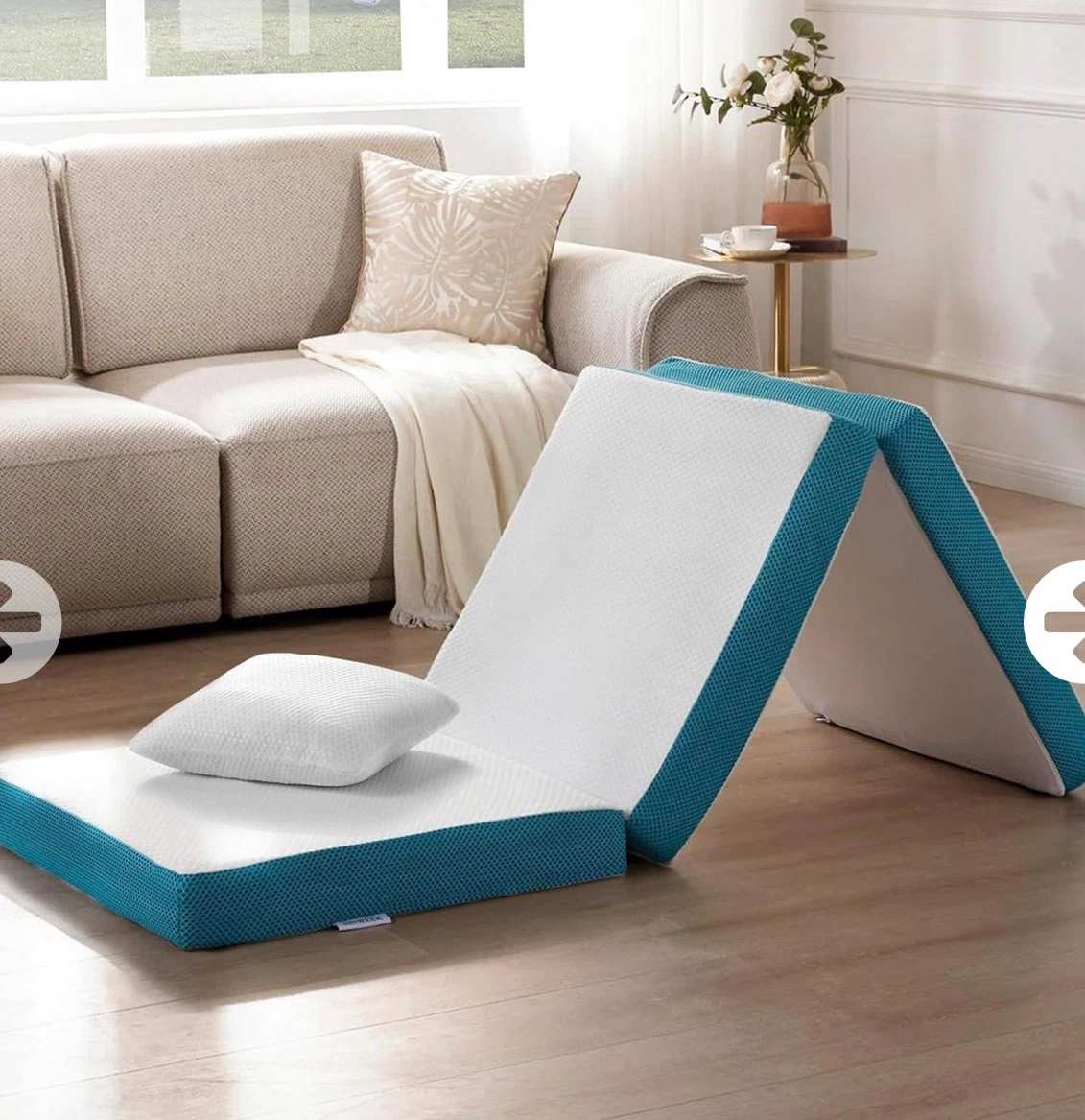 Folding Mattress Sofa Bed and pillow