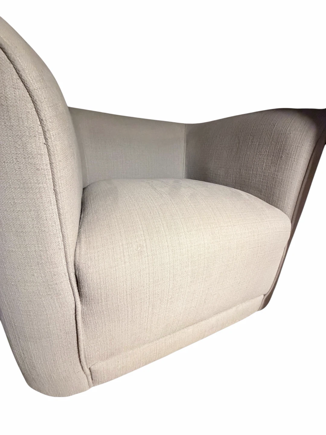Set of two barrel chairs that swivel 360’ - photo 2