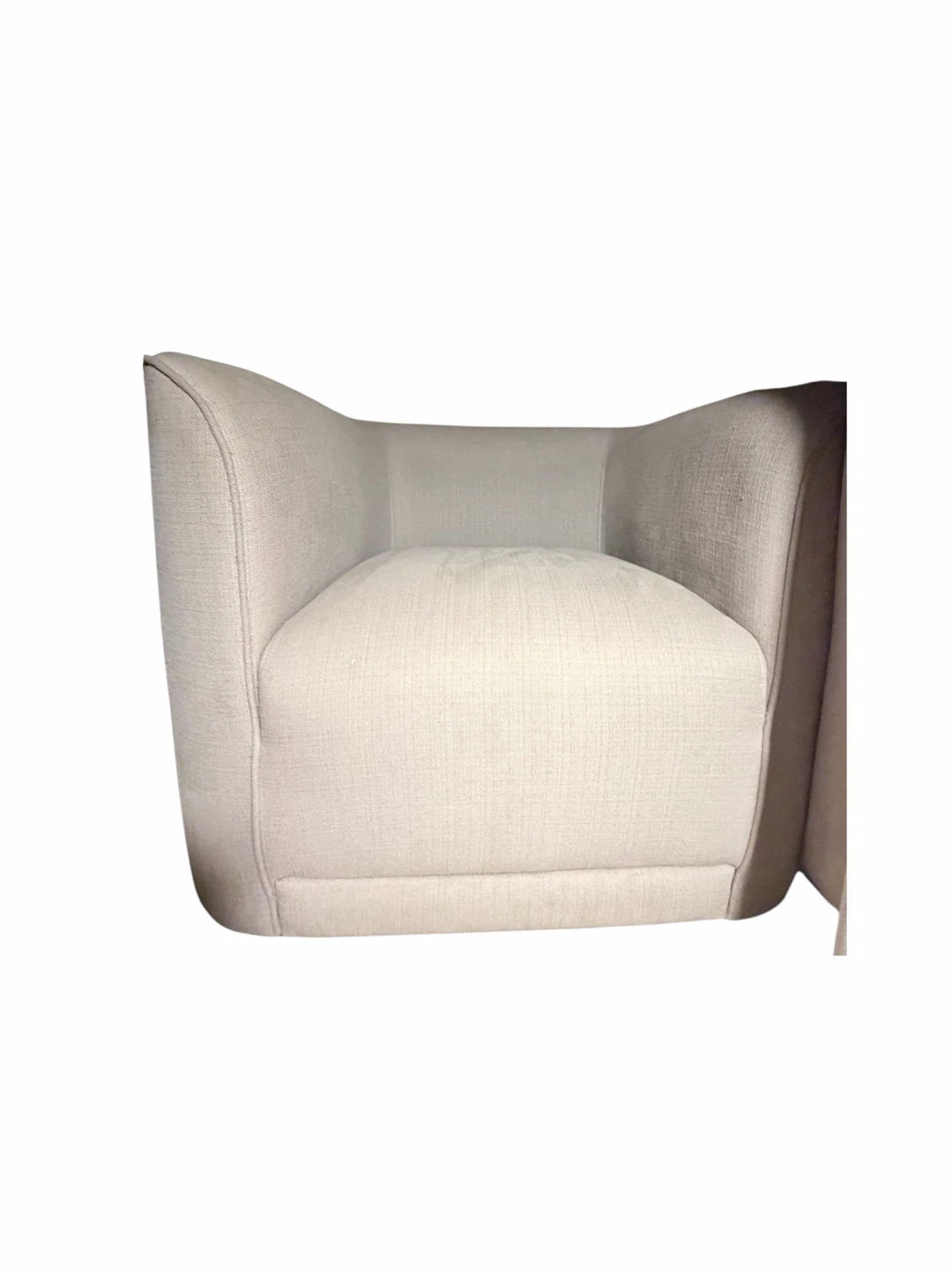 Set of two barrel chairs that swivel 360’ - photo 3