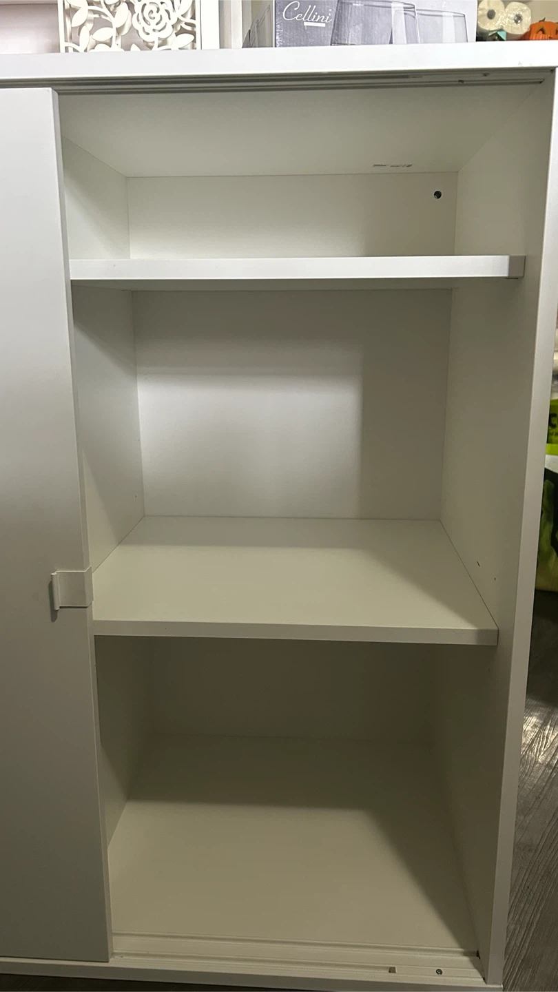 IKEA VIHALS Cabinet with Sliding Doors - White - photo 5