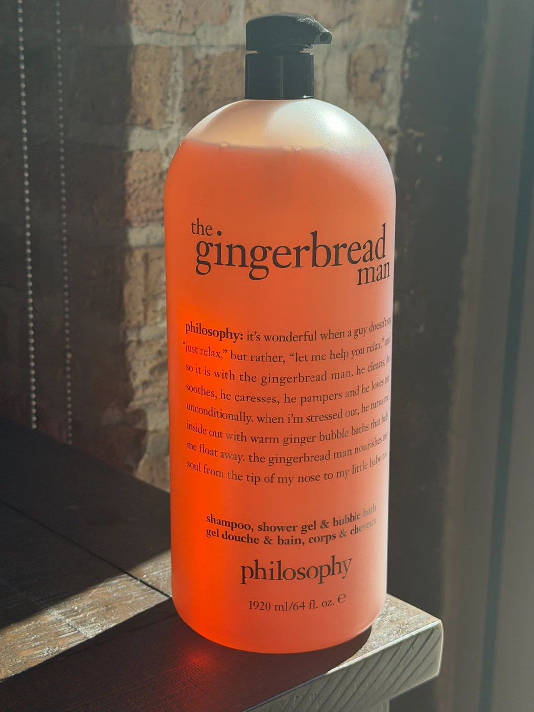 Discontinued! Brand new! Philosophy "The Gingerbread Man"