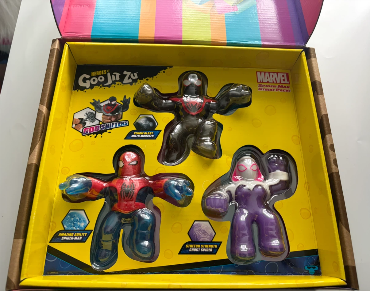 New Heroes of Goo Jit Zu Marvel Spider-Man Strike 3 Pack
