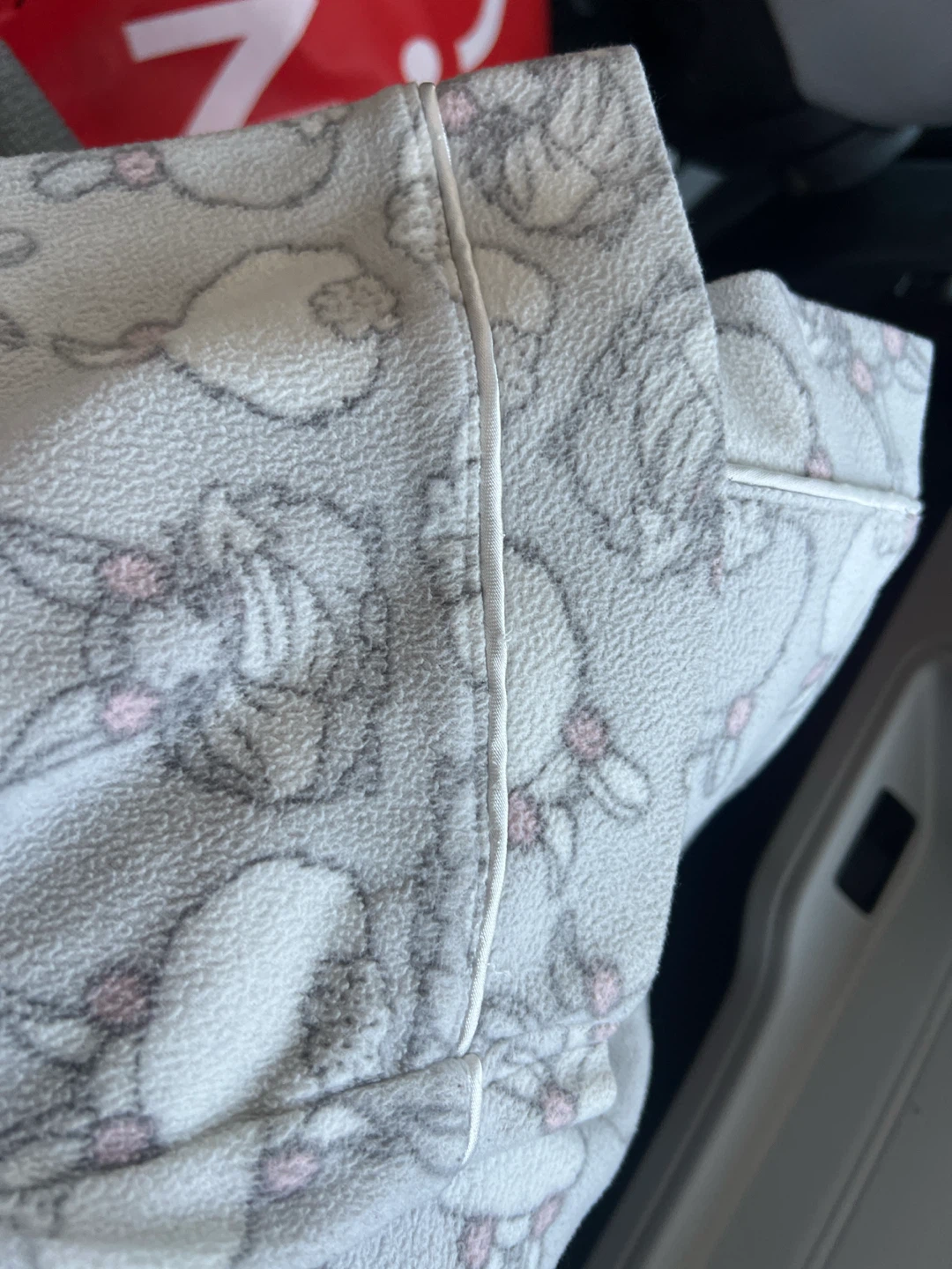 La Vie en Rose Grey Bunny Fleece Pajama Pants - photo 5