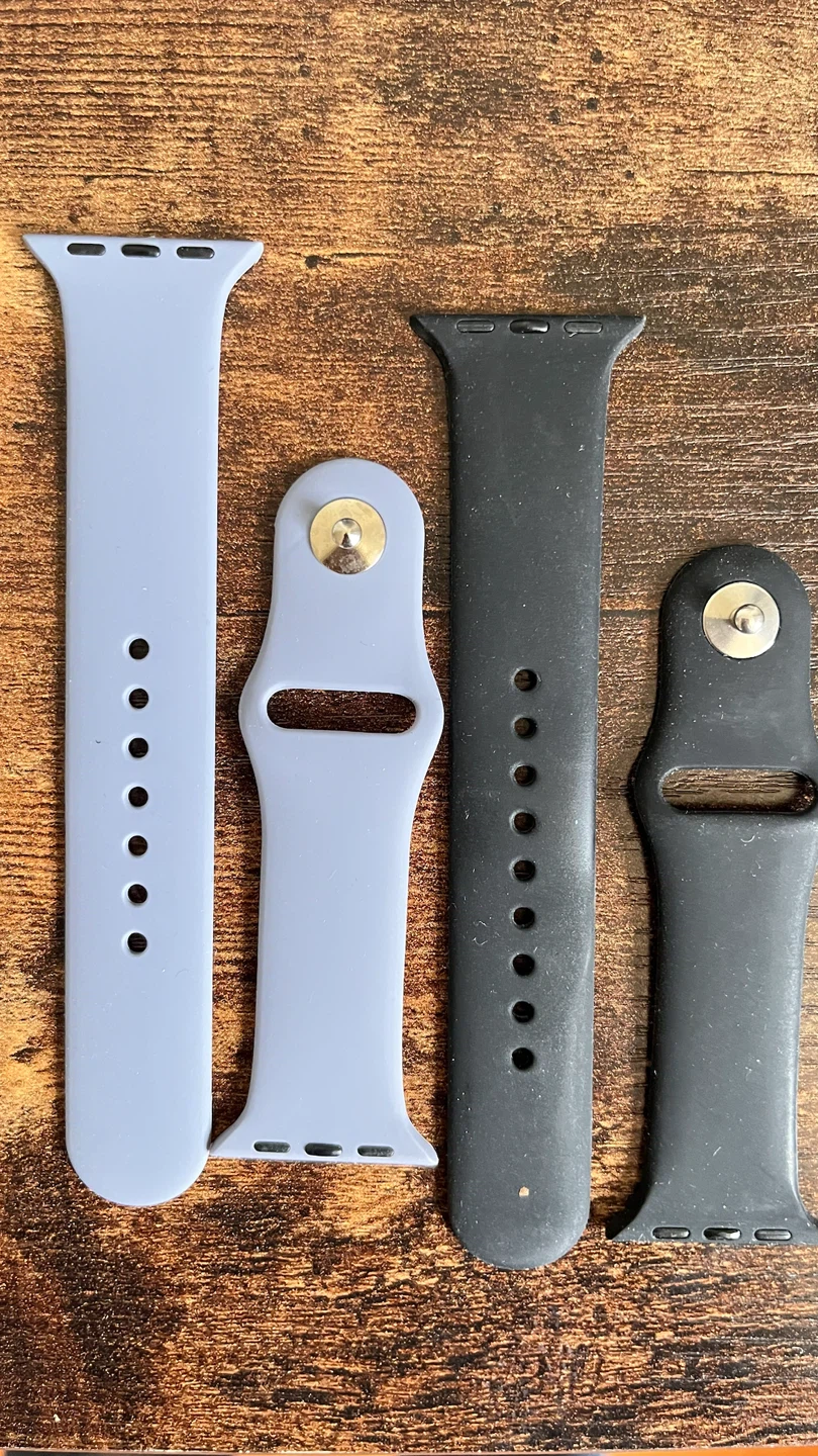 Apple Watch Bands - 2 Silicone Straps