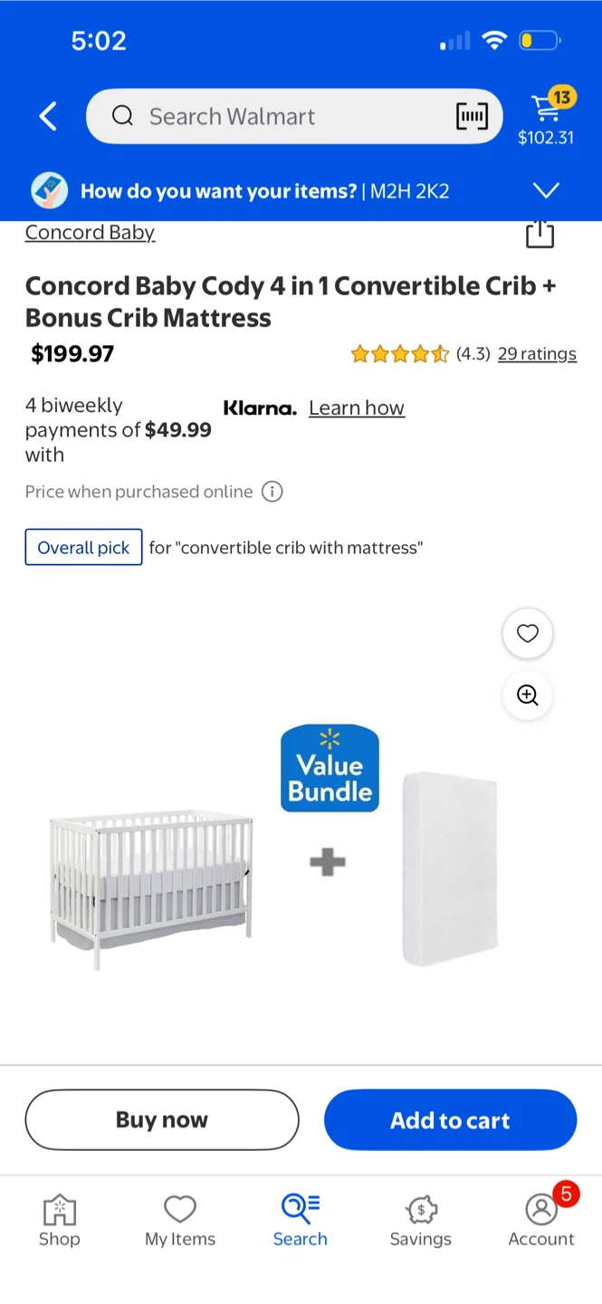 Concord Baby Cody 4 in 1 Convertible Crib - photo 2