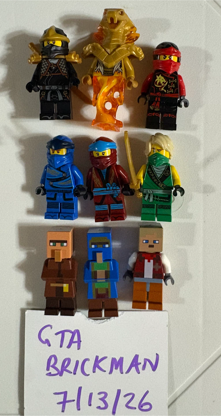 LEGO Ninjago & Minecraft Minifigures