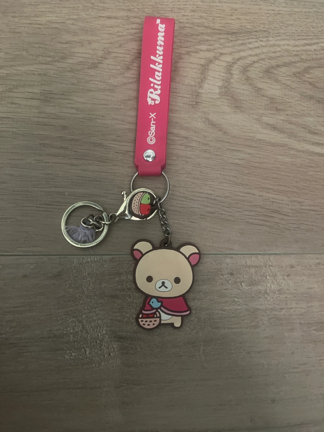 Rilakkuma Keychain with Charm