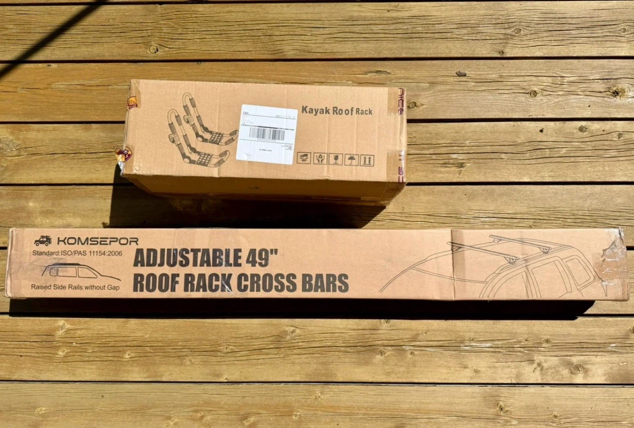 Komsepor Universal Roof Rack Cross Bars 49” Kayak Rack - photo 3