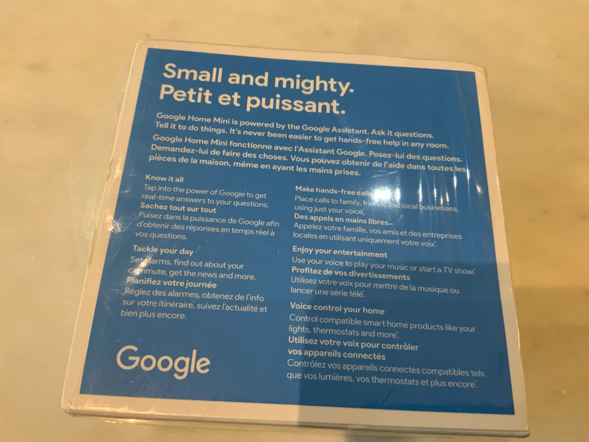 Brand New in Box Google Home Mini - photo 3