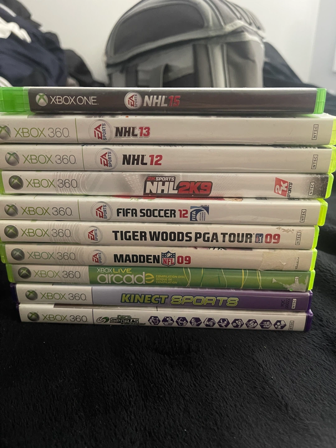 Xbox 360 Games Bundle - NHL, FIFA, Madden, Kinect Sports