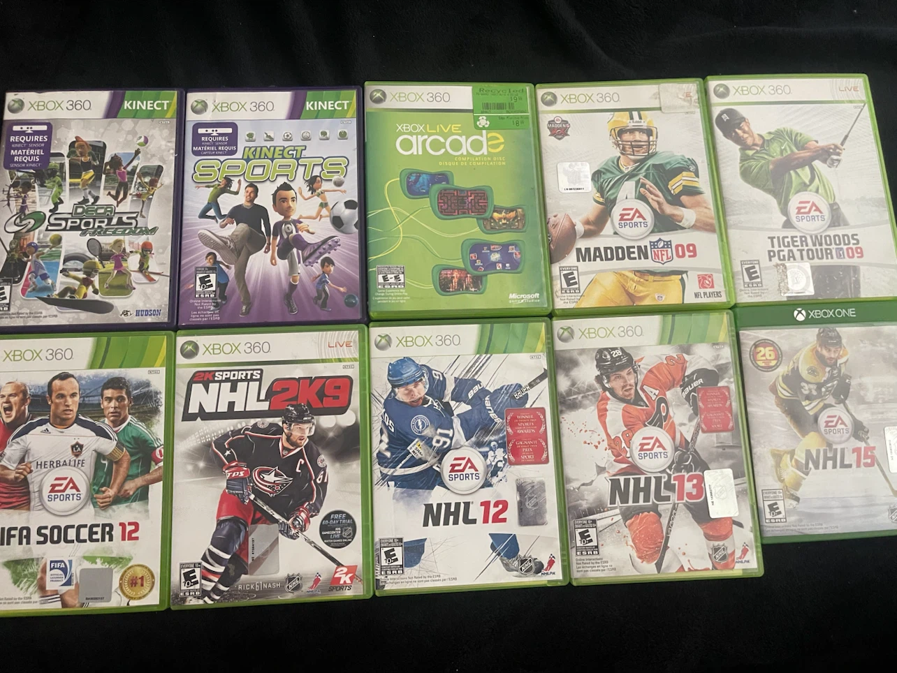 Xbox 360 Games Bundle - NHL, FIFA, Madden, Kinect Sports - photo 2