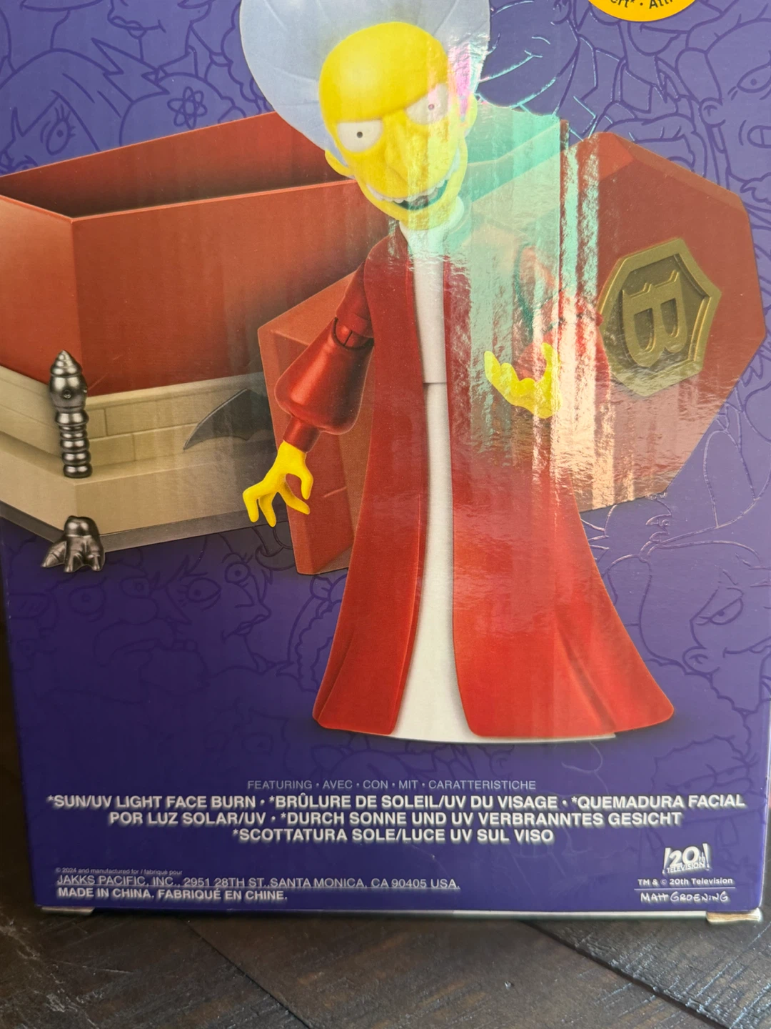 New in box! The Simpsons Vampire Mr. Burns - photo 5