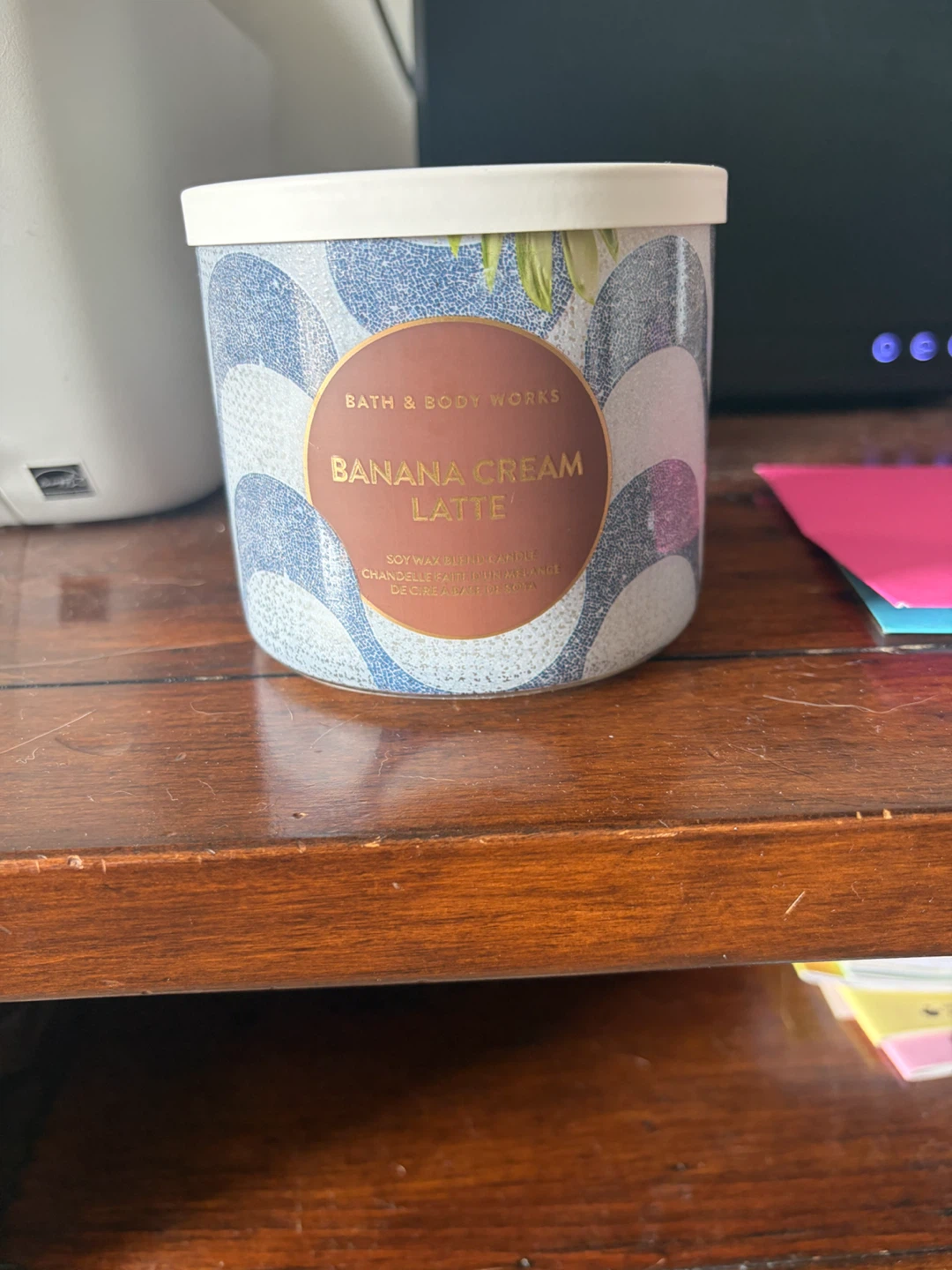 Bath & Body Works Banana Cream Latte 3-Wick Candle