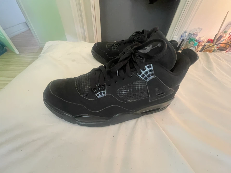 Jordan 4 "Black Cat" Sneakers - photo 2