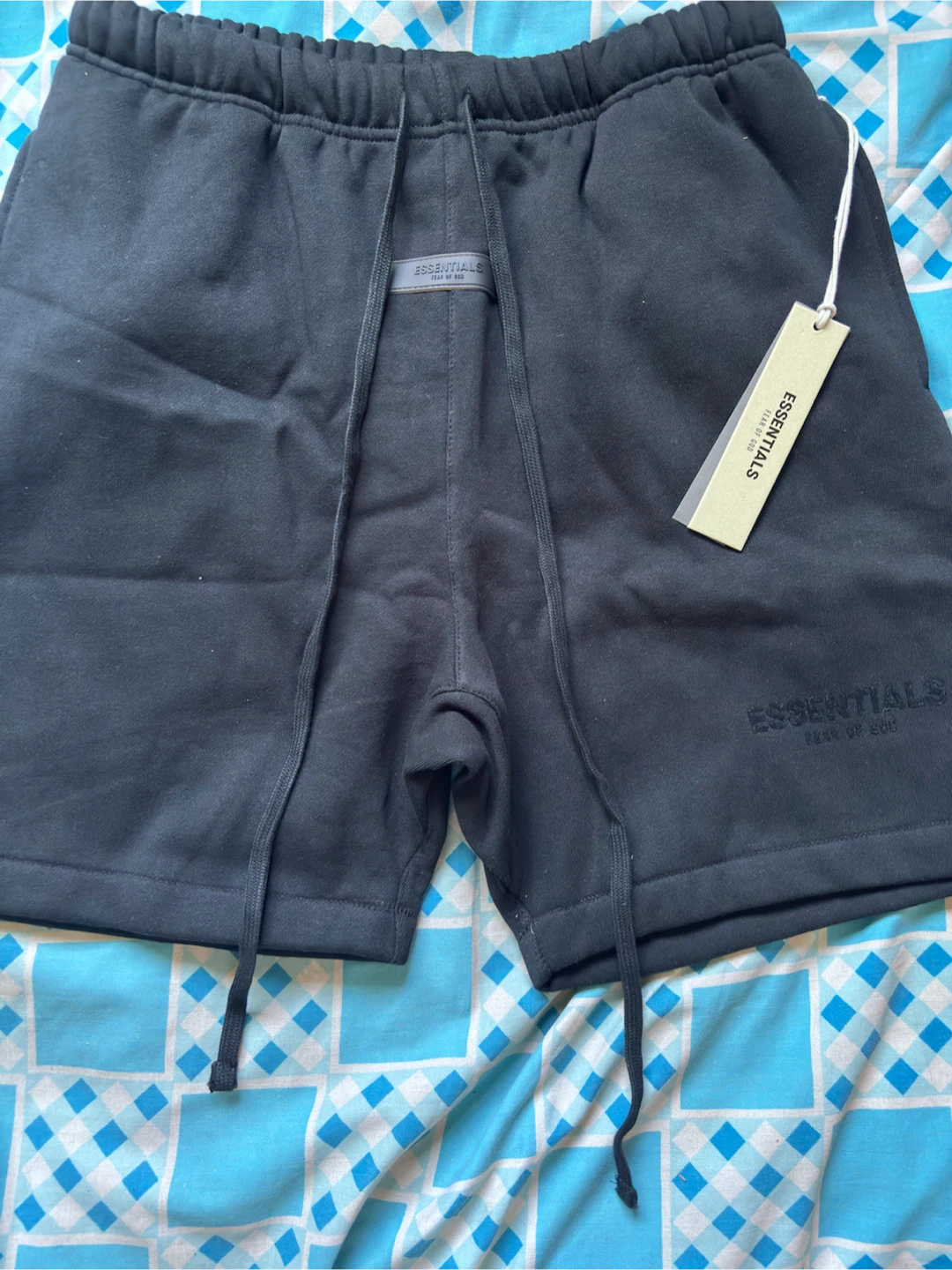 Essentials Fear of God Black Shorts