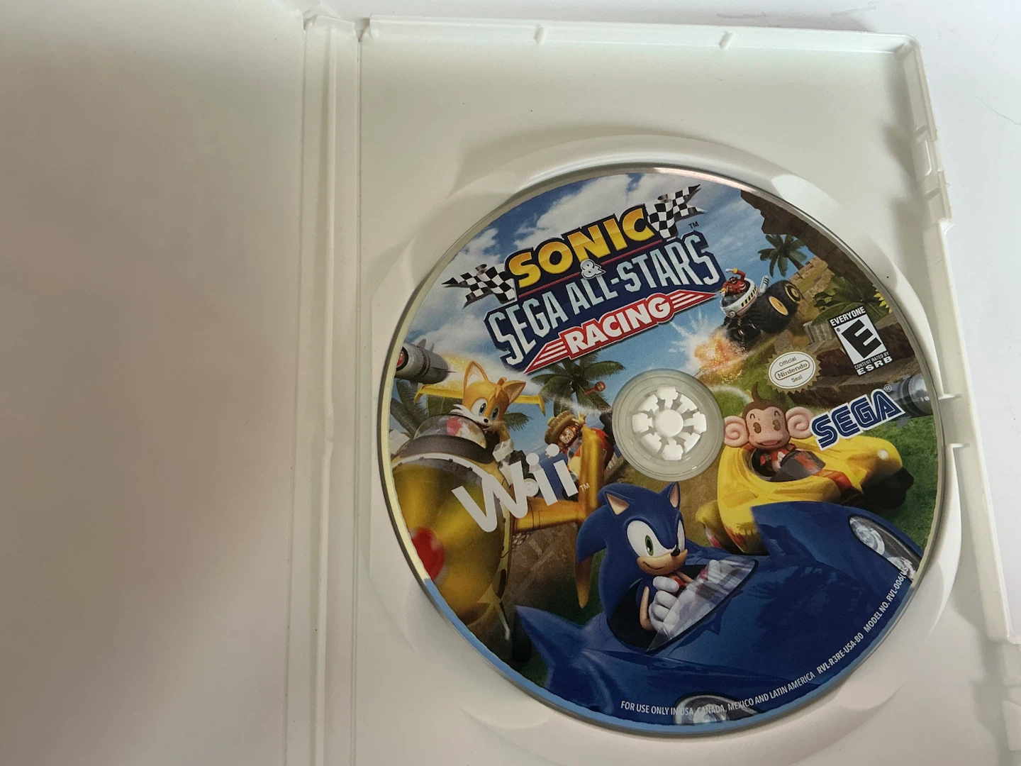 Sonic & Sega All-Stars Racing - Nintendo Wii Game - photo 2