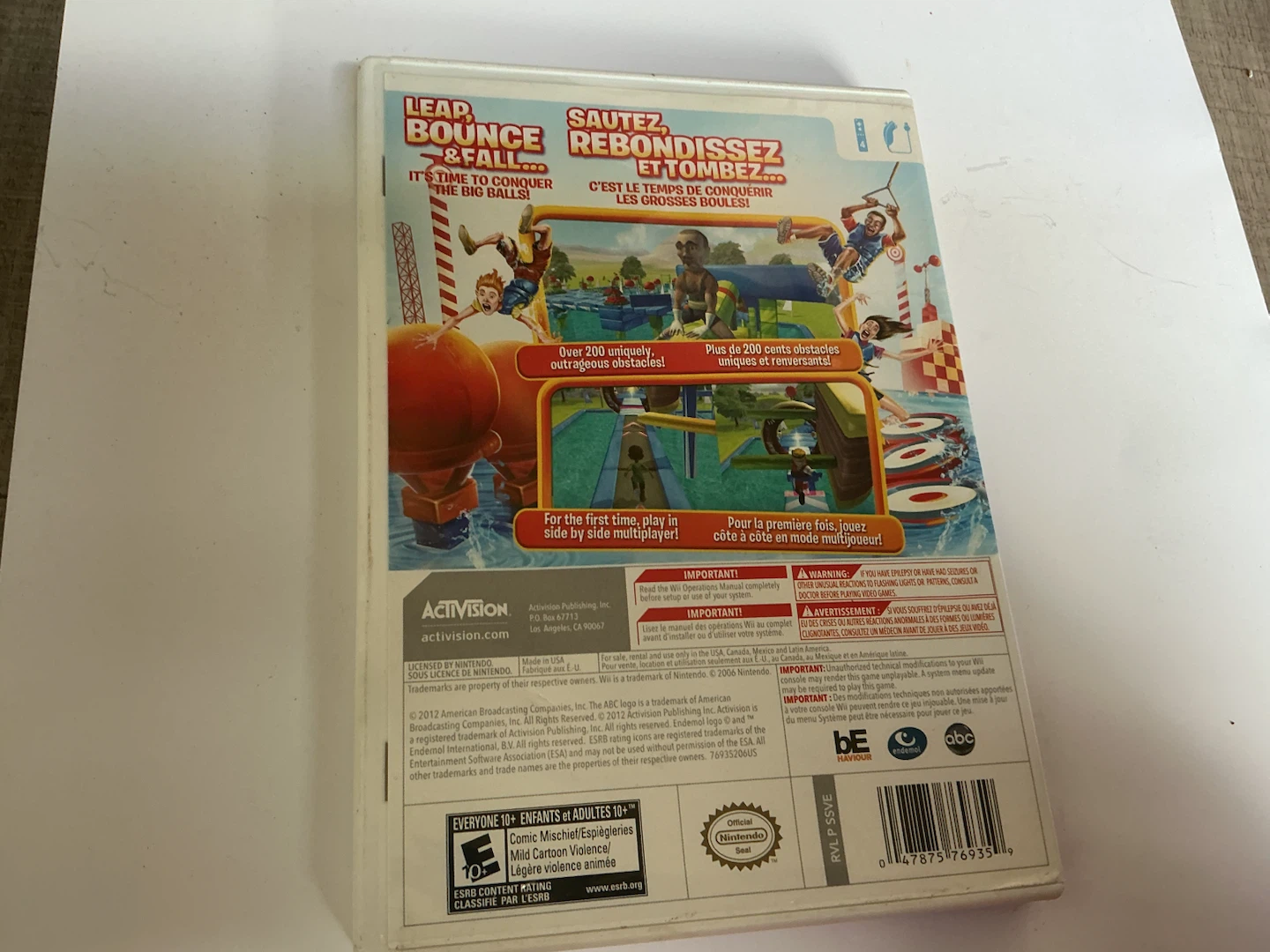Wii Wipeout 3 Video Game