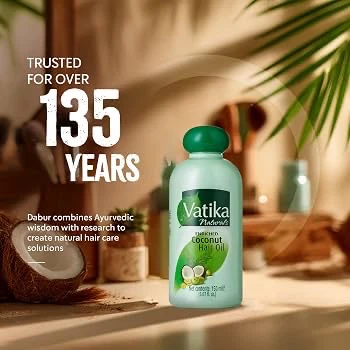 Vatika Naturals Enriched Coconut Hair Oil 150 ml - photo 3