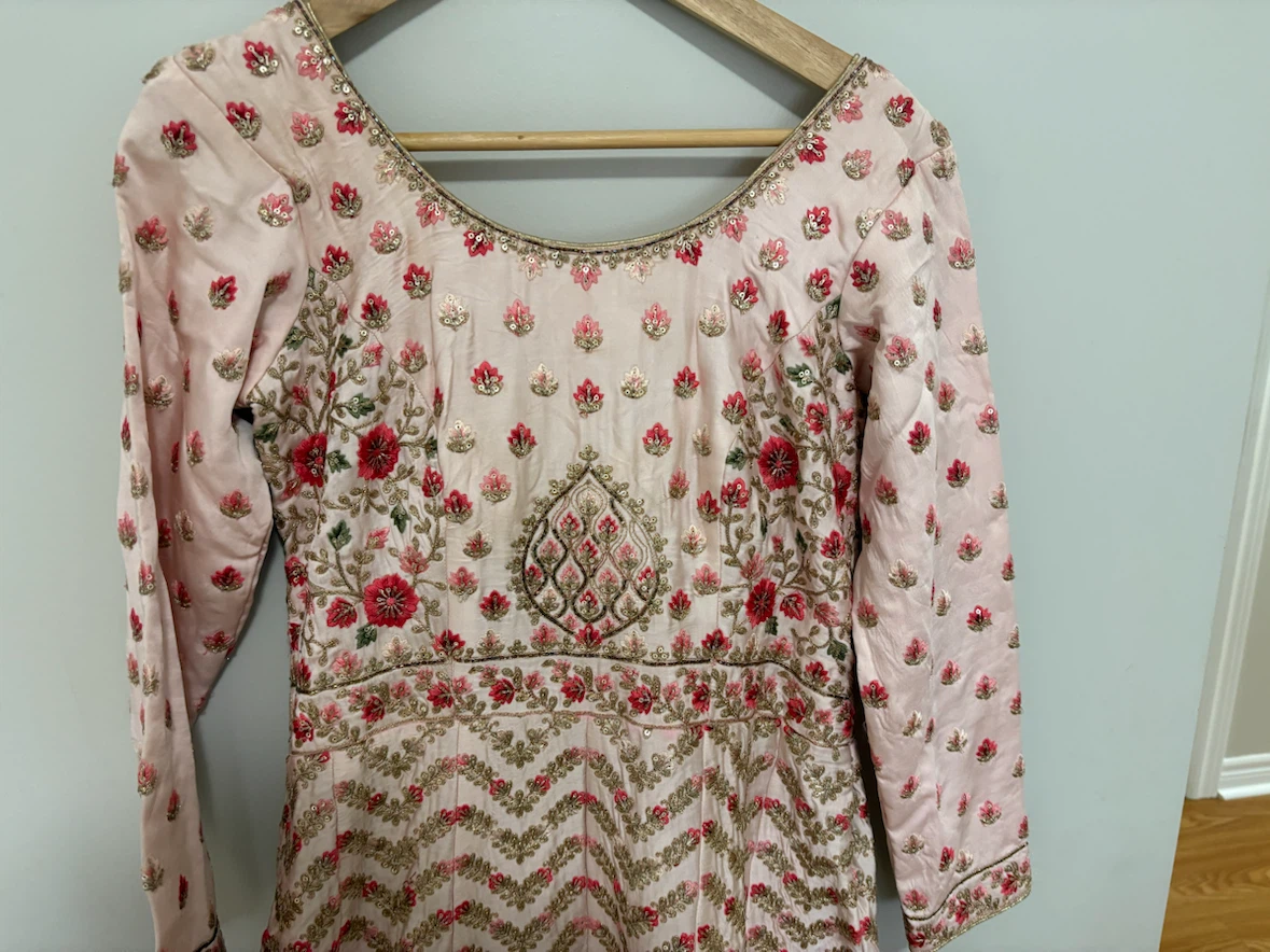 Women's Pink Embroidered Anarkali Kurti - photo 3