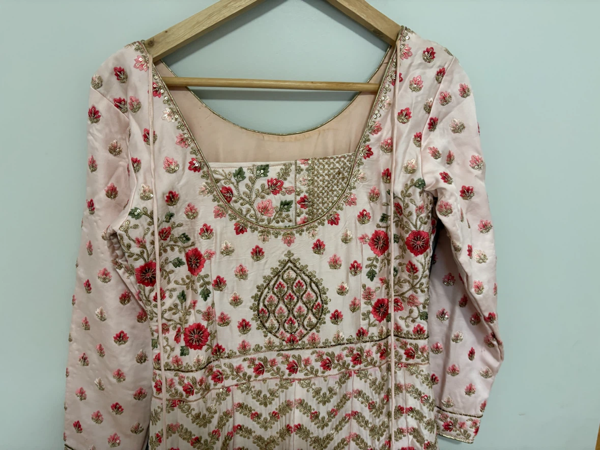 Women's Pink Embroidered Anarkali Kurti - photo 4