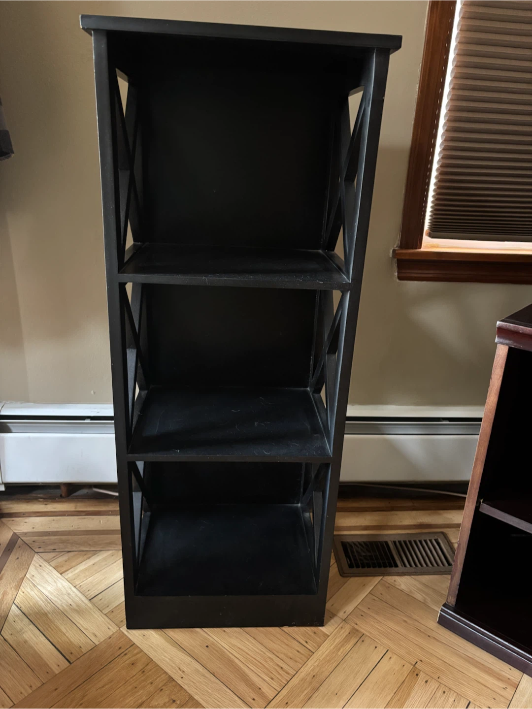 Black 3-Shelf Bookcase