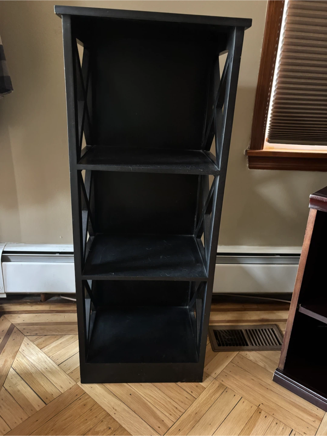 Black 3-Shelf Bookcase - photo 3