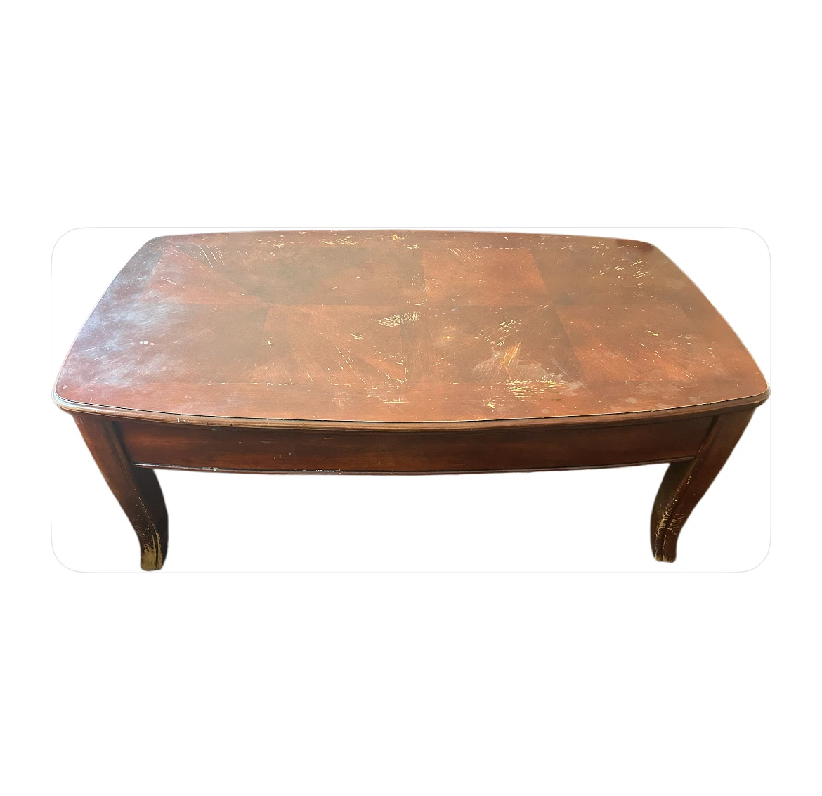 Wooden Coffee Table with Drawer - photo 2