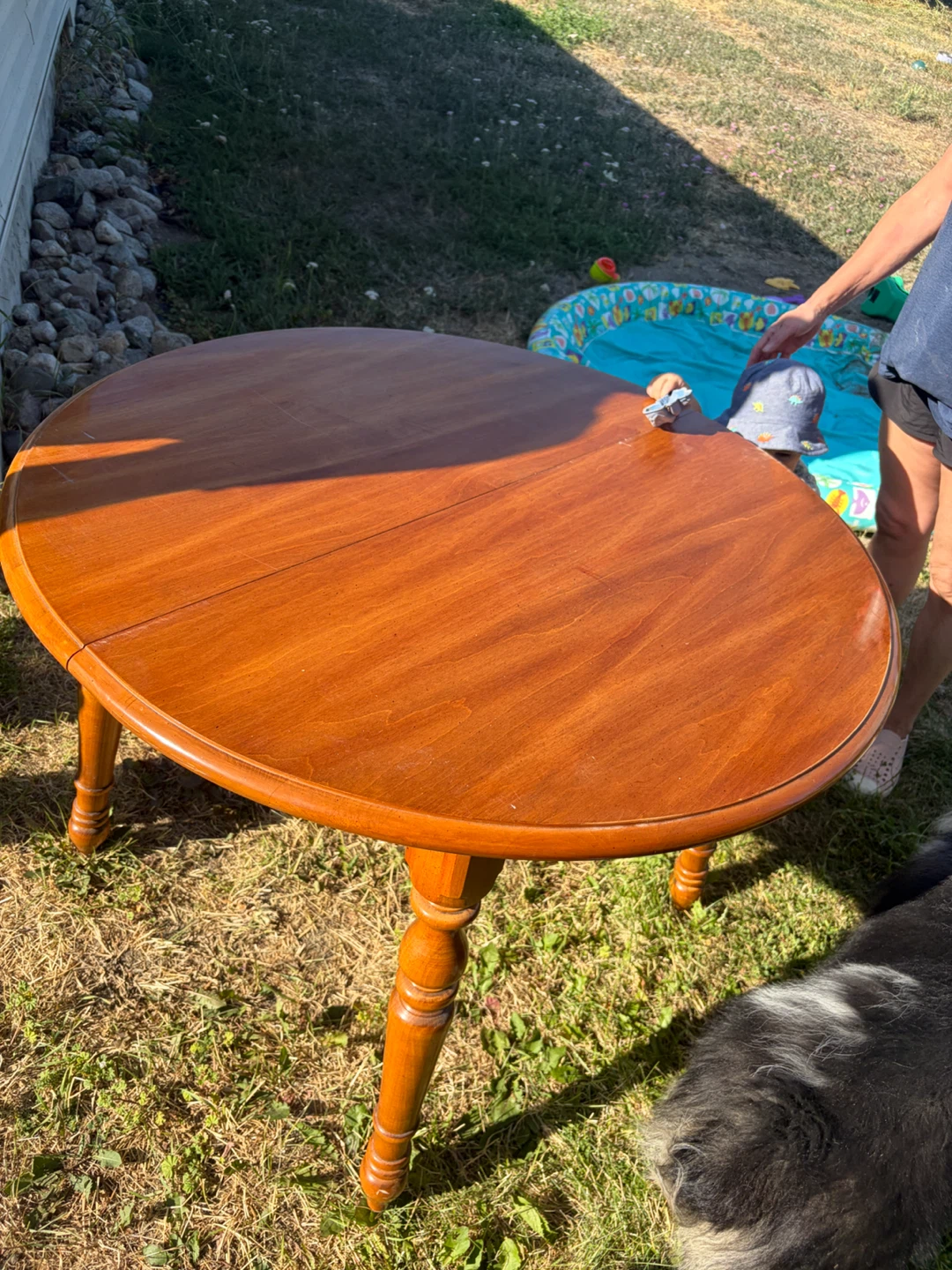 Wooden Dining Table and 4 Chairs