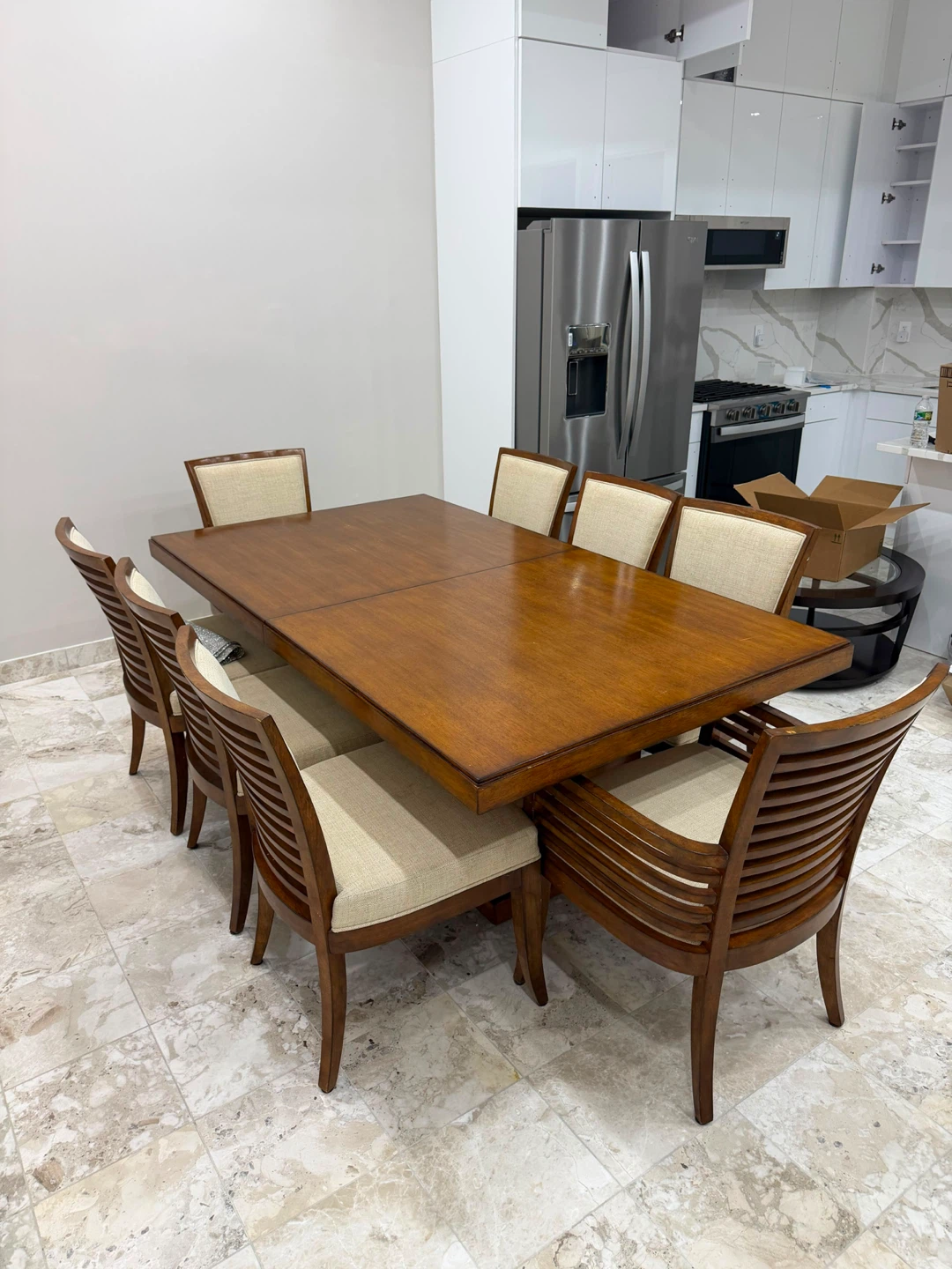 Tommy Bahama Home Ocean Dining Table with Chairs