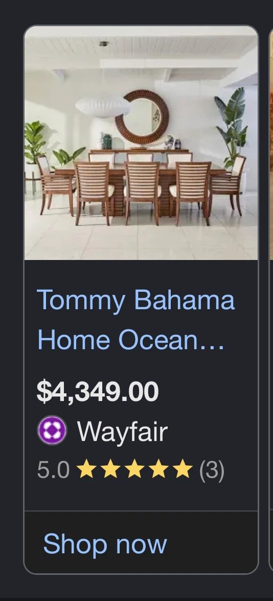 Tommy Bahama Home Ocean Dining Table with Chairs - photo 5