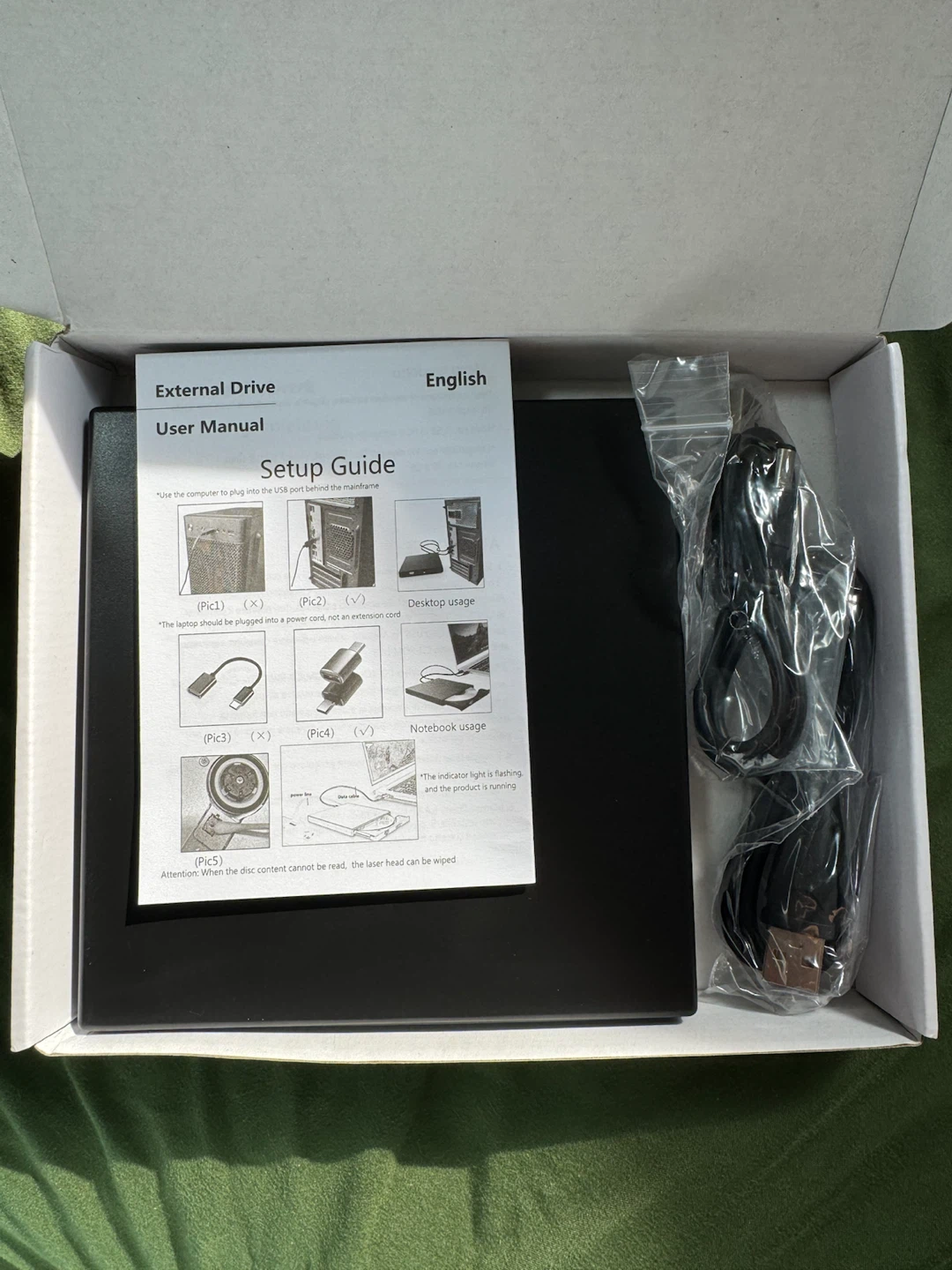 Brand New Ultra thin optical drive USB External