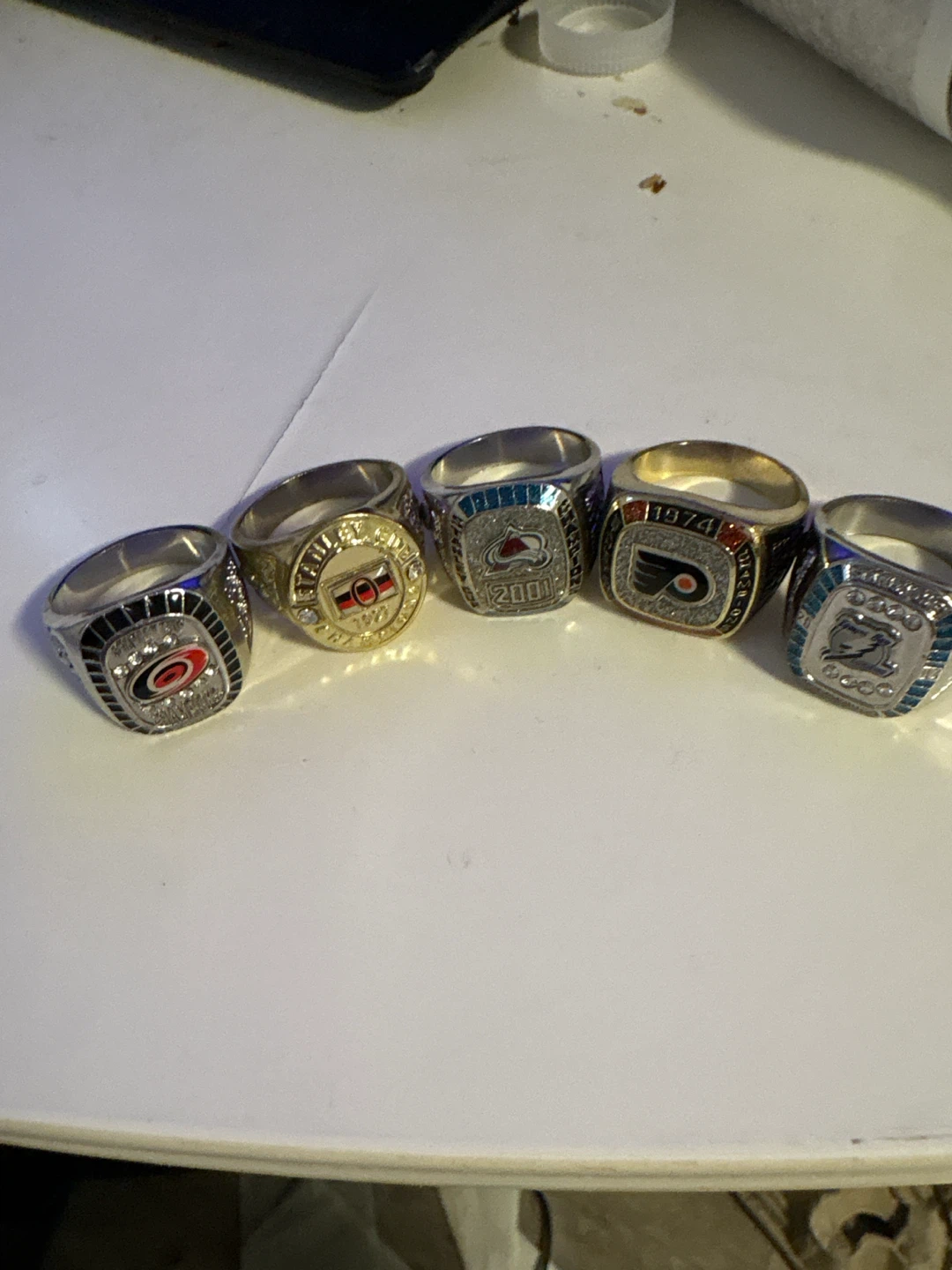 Collection of Stanley Cup Replica Rings