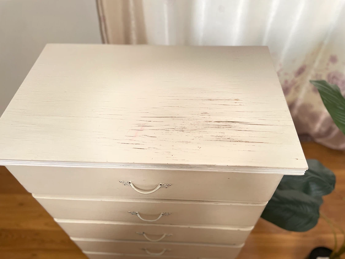 Cream 5-Drawer Dresser - photo 2