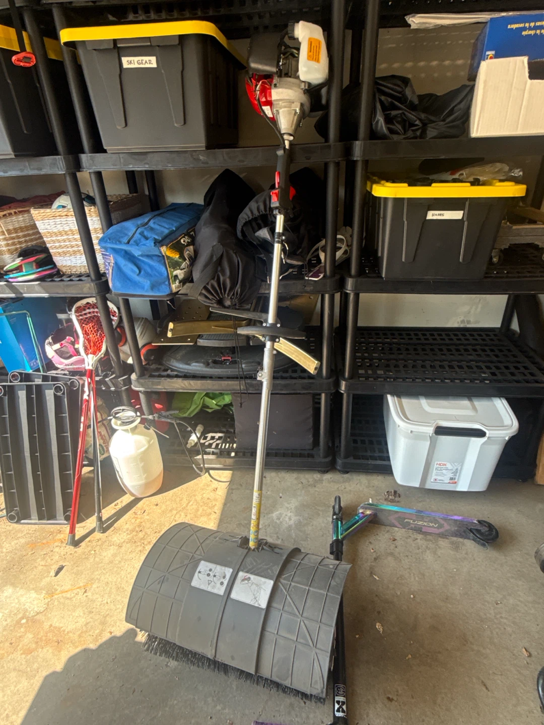 Powered Sweeper Brush Attachment