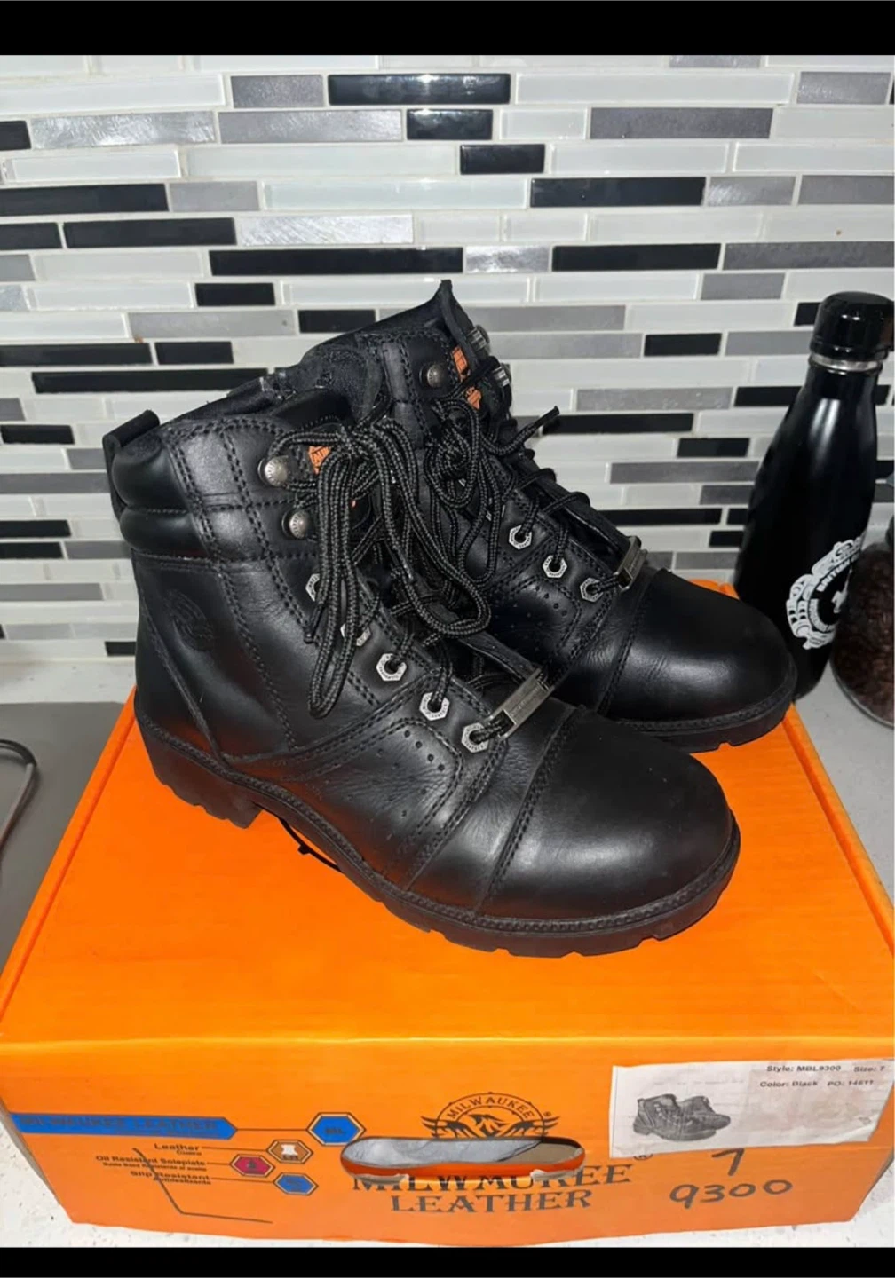 Milwaukee Leather Women's Boots Size 7