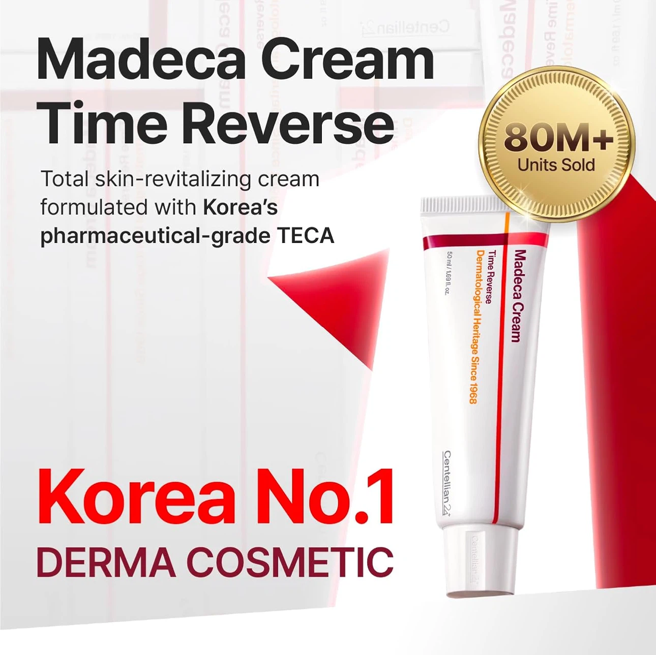 Centellian 24 Madeca Cream Time Reverse Anti-Aging Cream 50ml - photo 3
