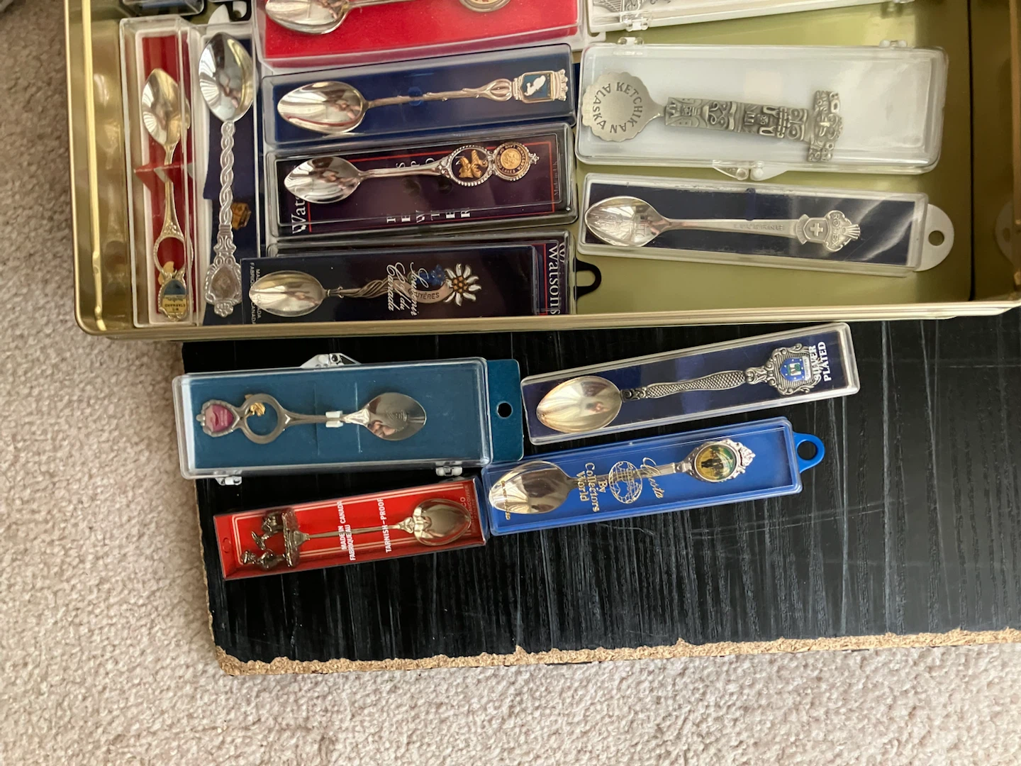 Spoons $5-8 each & cases $25 each