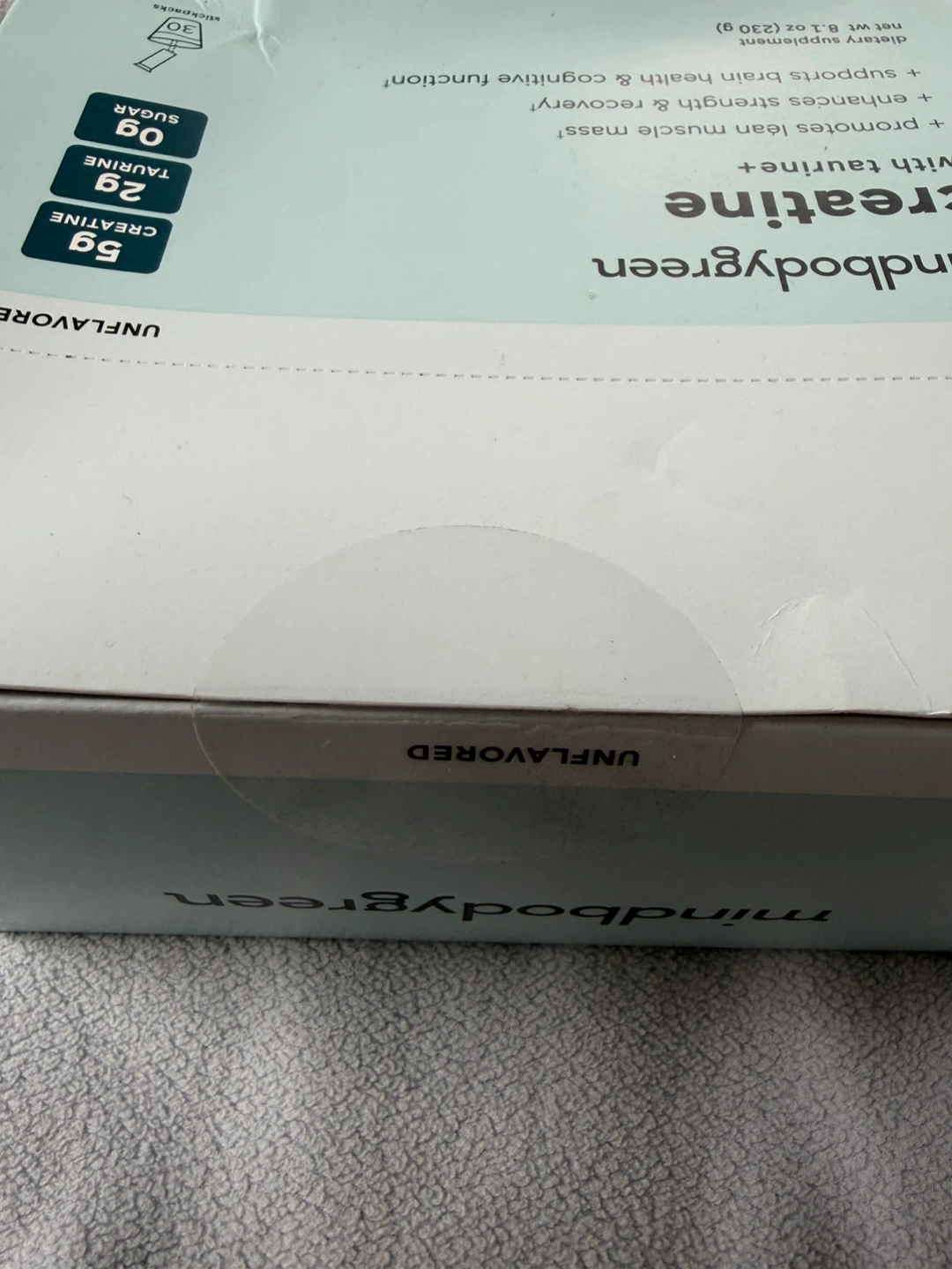 Mindbodygreen Creatine+ w/Taurine+ 30 Stickpacks Unflavored - photo 3