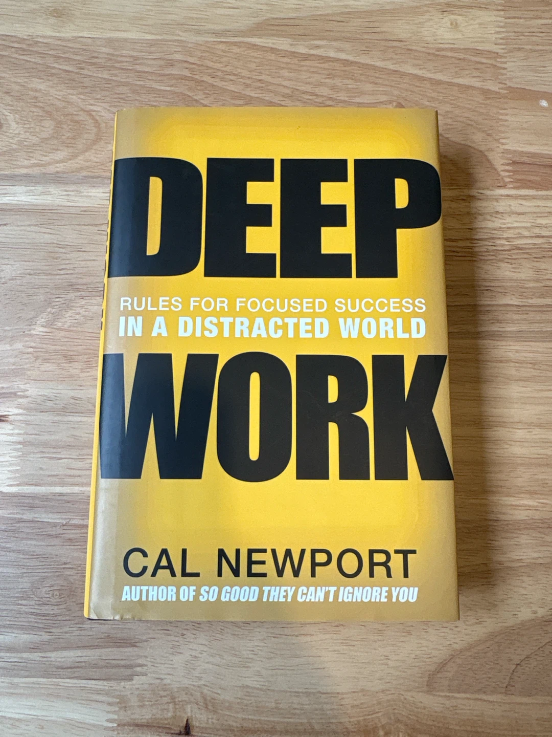 Deep Work by Cal Newport – Hardcover Productivity Book