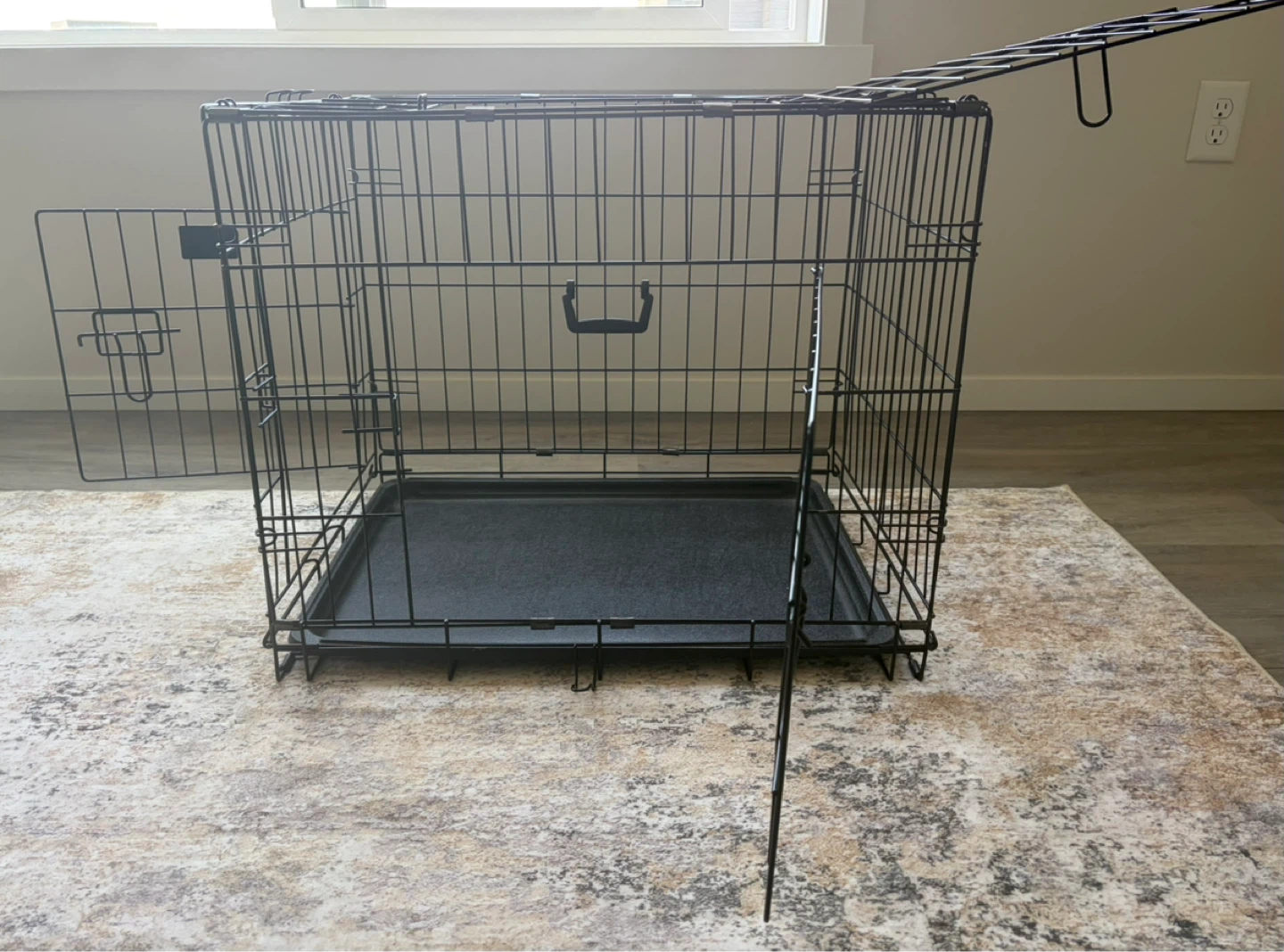 Foldable Dog Crate & Cover