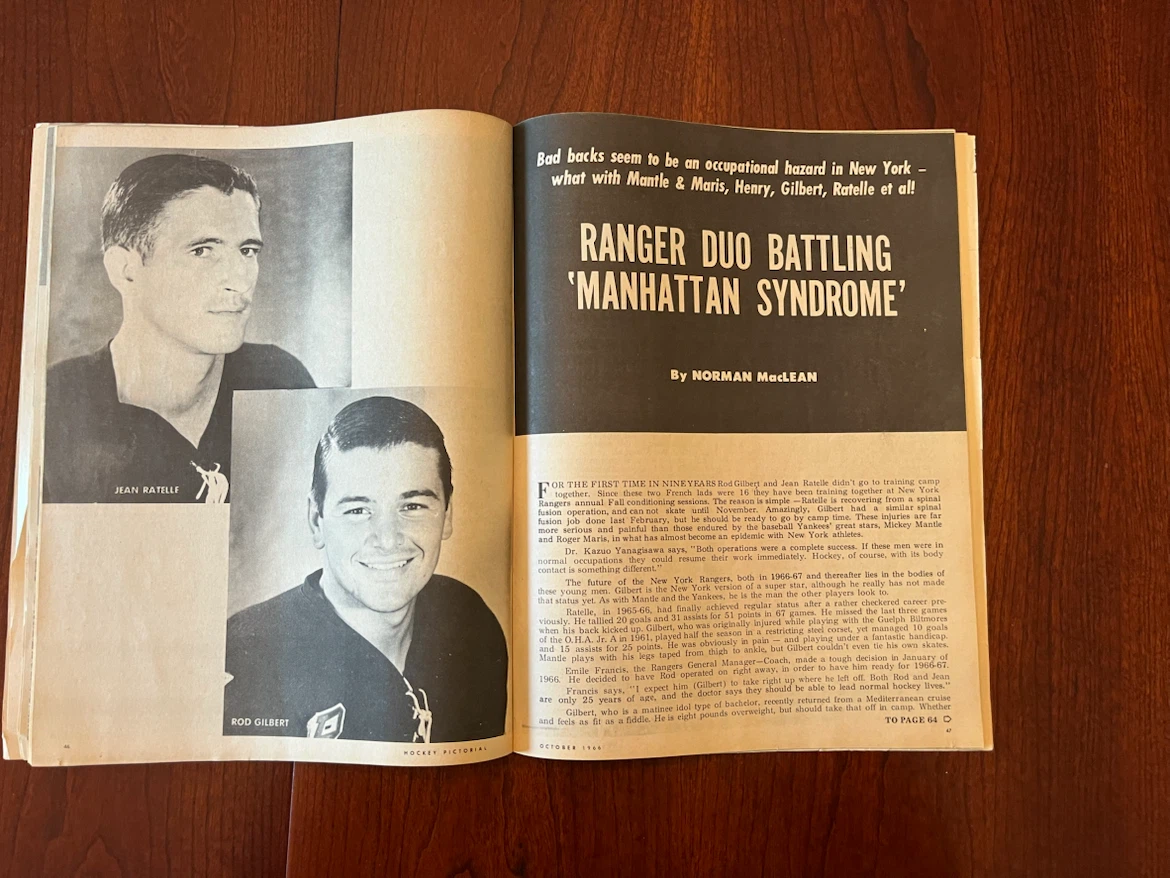 Vintage Hockey Pictorial Magazine  October 1966 edition - photo 4