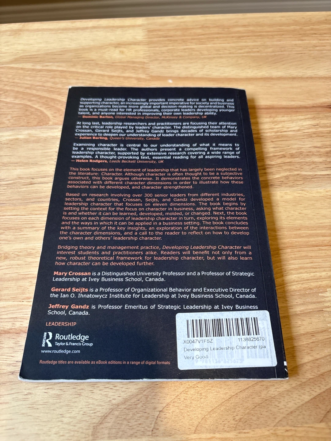Developing Leadership Character – Business & Leadership Book - photo 2