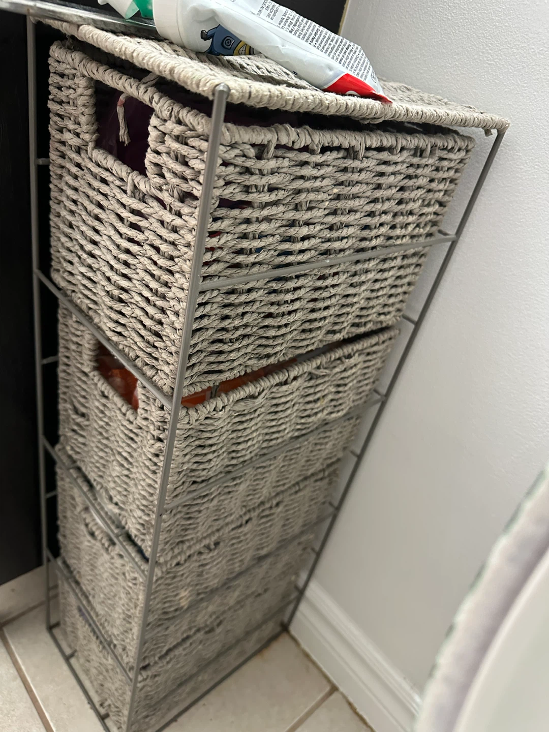Woven Basket Storage Unit - photo 2