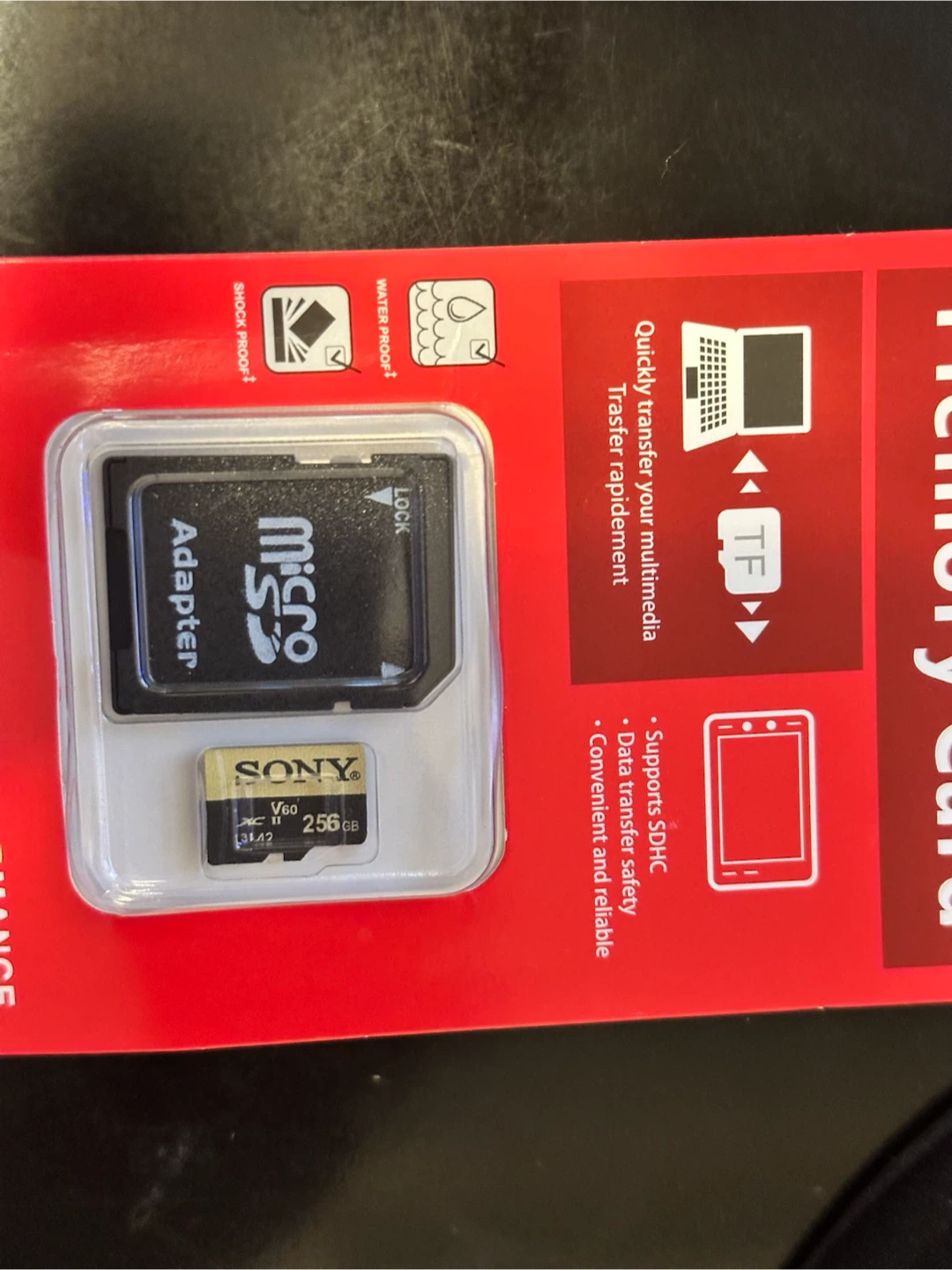 Sony 256GB Micro SD Card with Adapter - photo 2